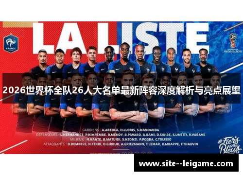2026世界杯全队26人大名单最新阵容深度解析与亮点展望 2026世界杯全队26人大名单最新阵容深度解析与亮点展望